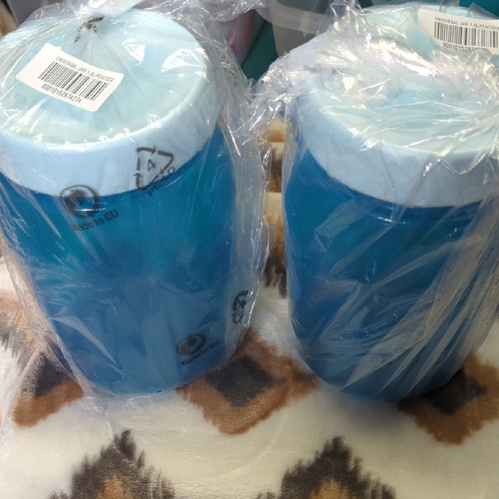 Tupperware Blue Universal Jar